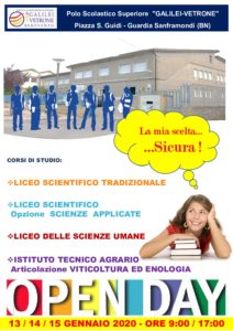 MANIFESTO OPEN-DAY