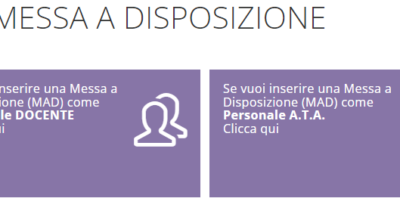 REGOLAMENTO DI ISTITUTO PER ACQUISIZIONE DICHIARAZIONI DI MESSA A DISPOSIZIONE DOCENTI E ATA – MAD – a. s. 2023/24