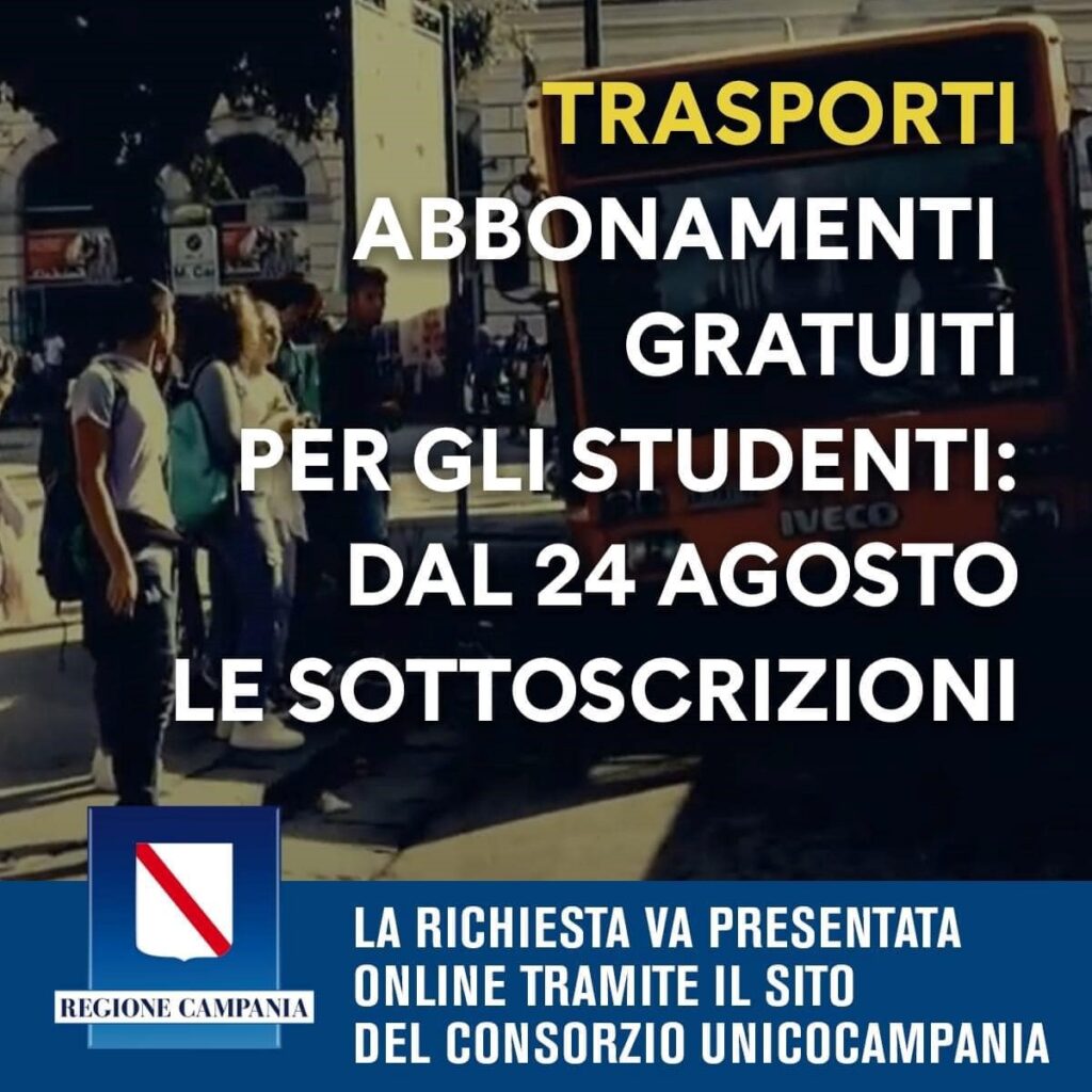 ABBONAMENTI GRATUITI PER GLI STUDENTI