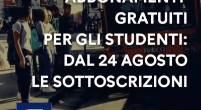 ABBONAMENTI GRATUITI PER GLI STUDENTI