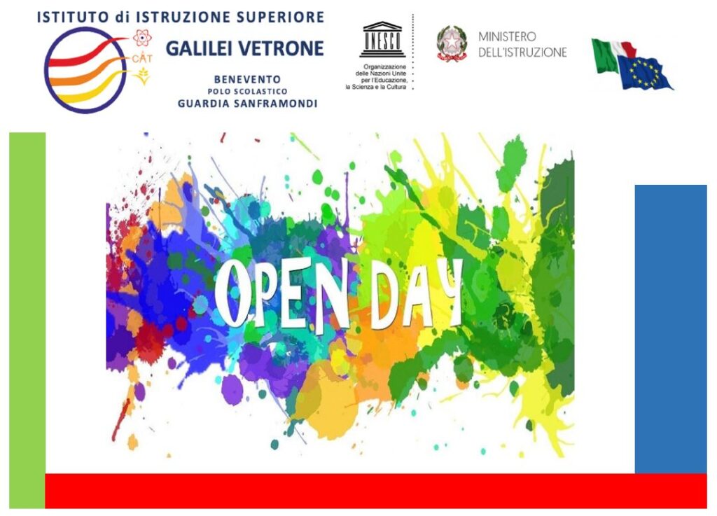 OPEN DAY I.I.S. “GALILEI-VETRONE” – 21/01/2023