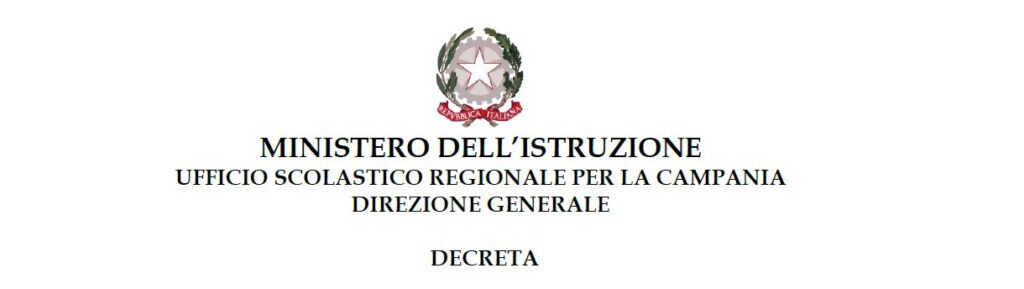 DECRETO PROVVIDENZE