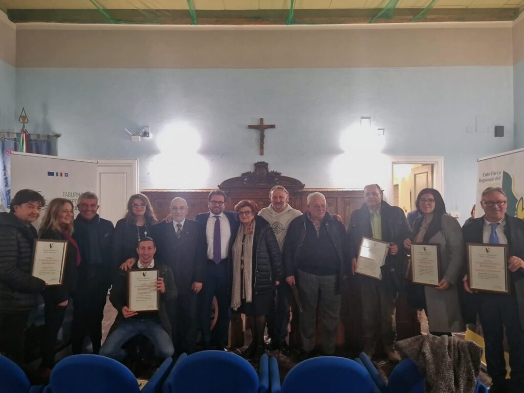 Manifestazione di Consegna degli Attestati di Benemerenza Civica – Ente Parco Regionale “Taburno – Camposauro”.