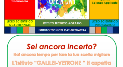 I.I.S. “Galilei- Vetrone” – DOMENICA 29 GENNAIO – SCUOLA APERTA