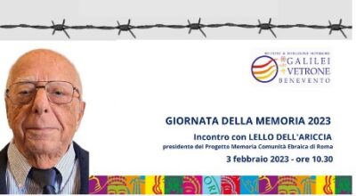 Giornata della Memoria: Incontro con il testimone Lello Dell’Ariccia
