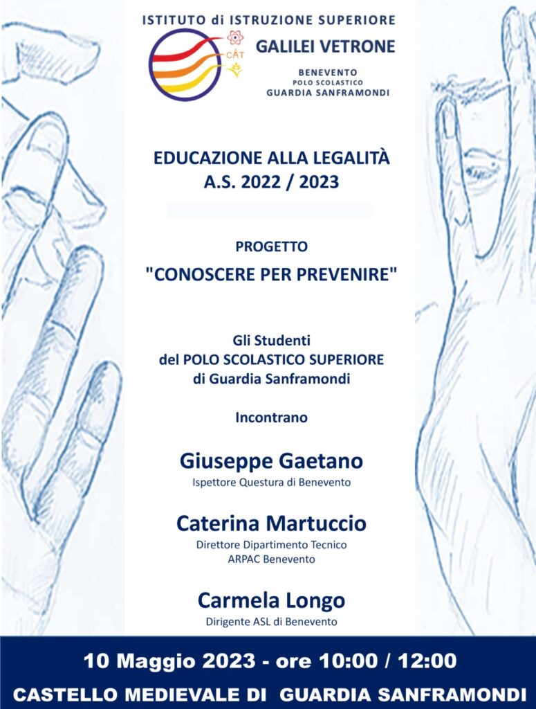 “EDUCAZIONE ALLA LEGALITÀ” – POLO SCOLASTICO DI GUARDIA SANFRAMONDI (BN)