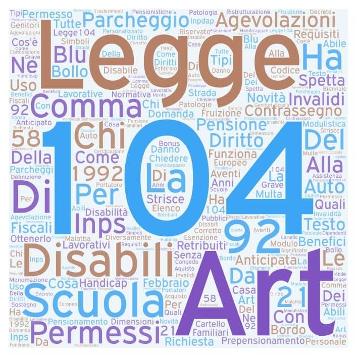 AVVISO/CIRCOLARE: Richiesta e fruizione permessi Legge 104/92. Nuova modulistica
